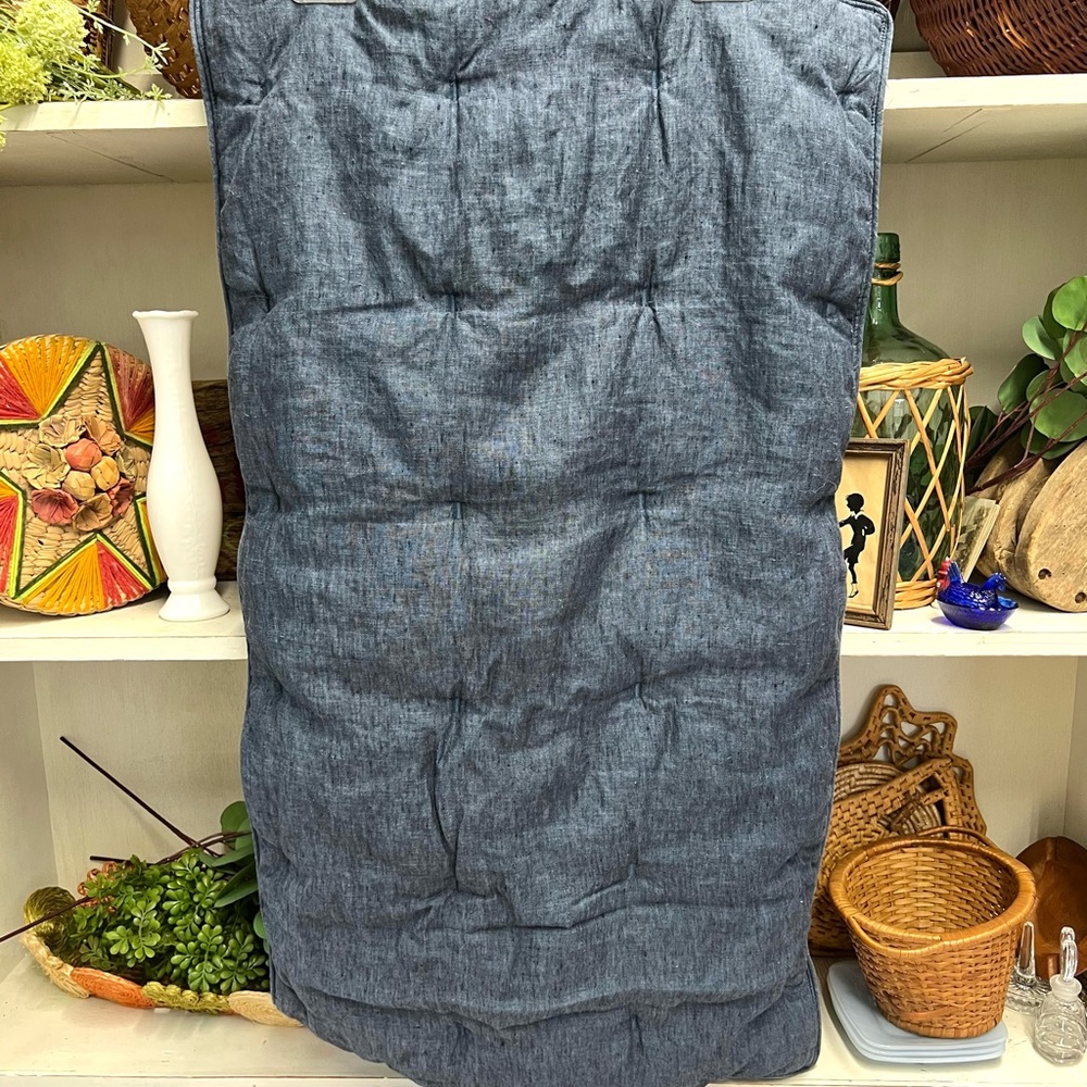 Pottery Barn pillow sham bedding replacement blue quilted